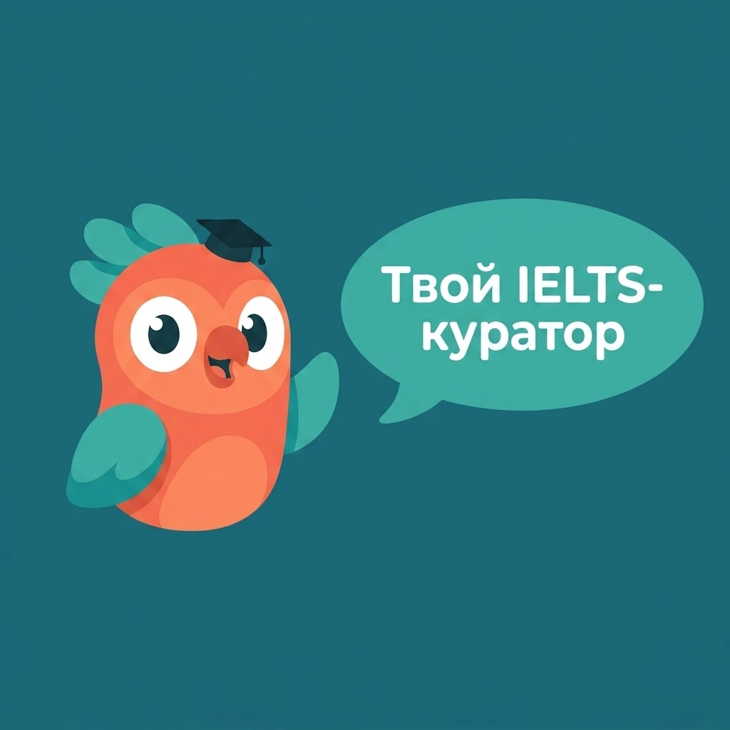 Попугай Lorik — куратор по IELTS